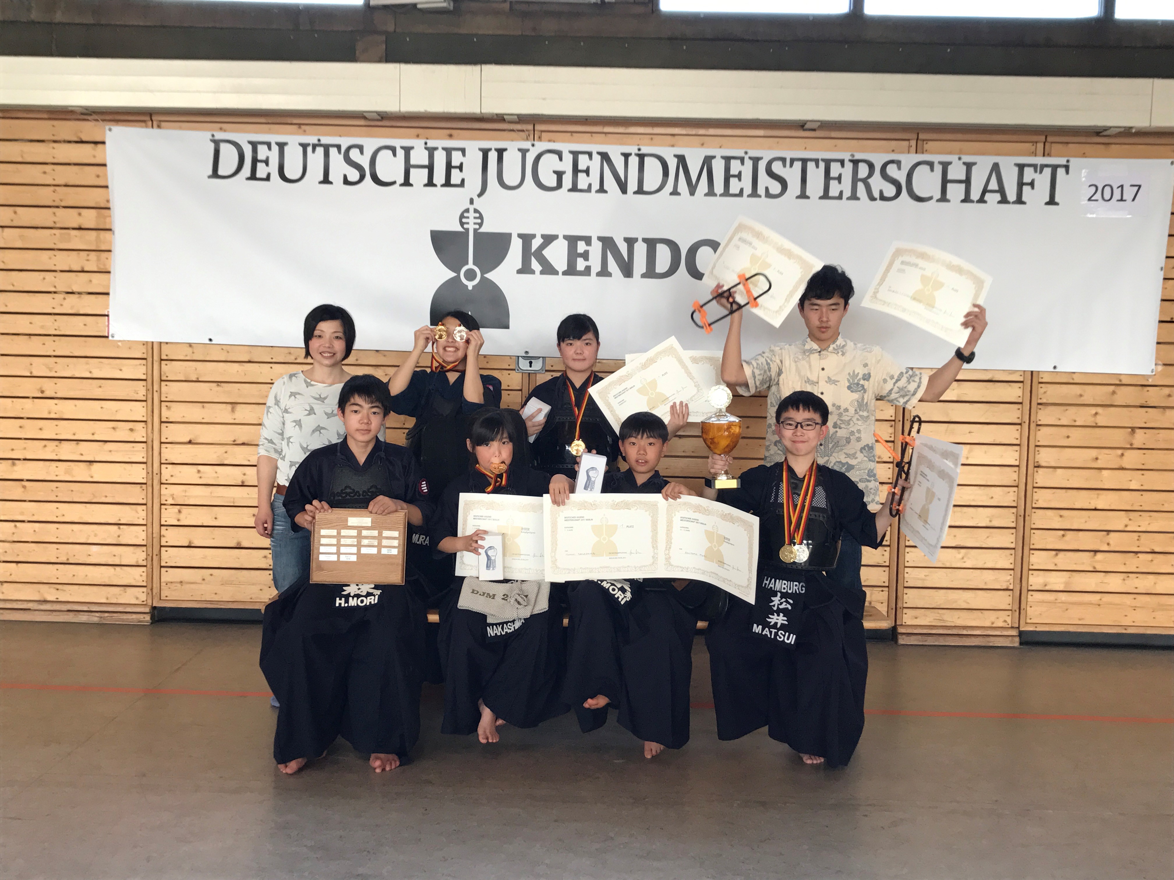 Kendo Sportler des SVE räumen bei den Deutschen Jugendmeisterschaften ab
