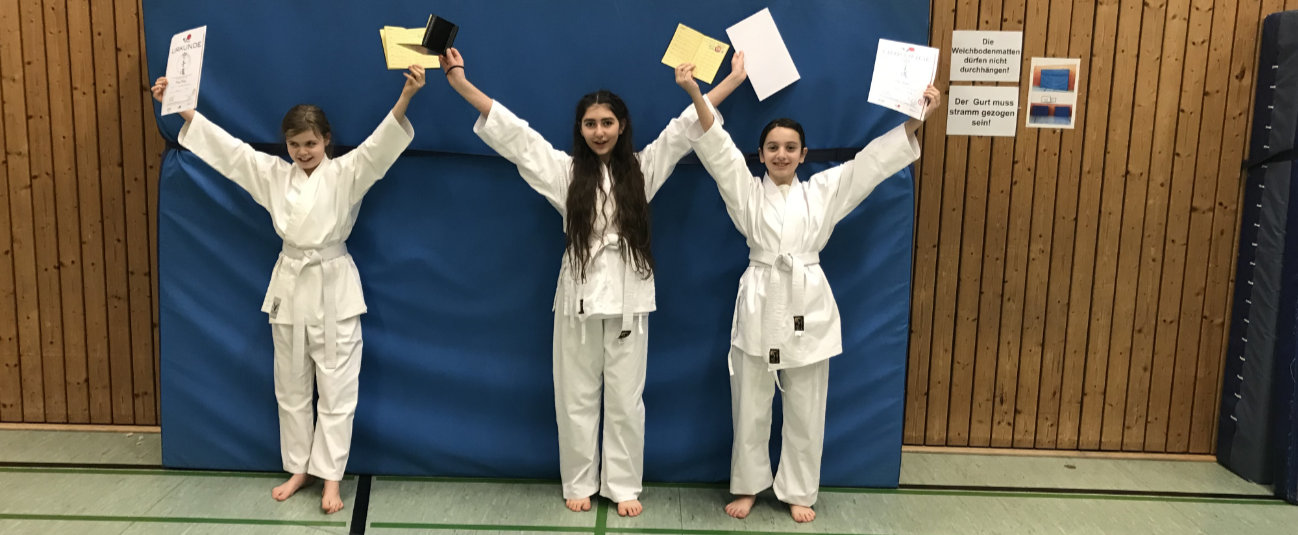 Gürtelprüfung der Karate-Abteilung