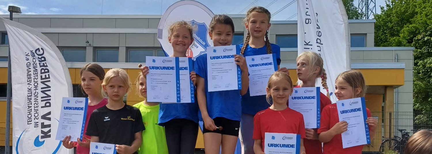 Zehn Podestplätze für SVE-Leichtathleten