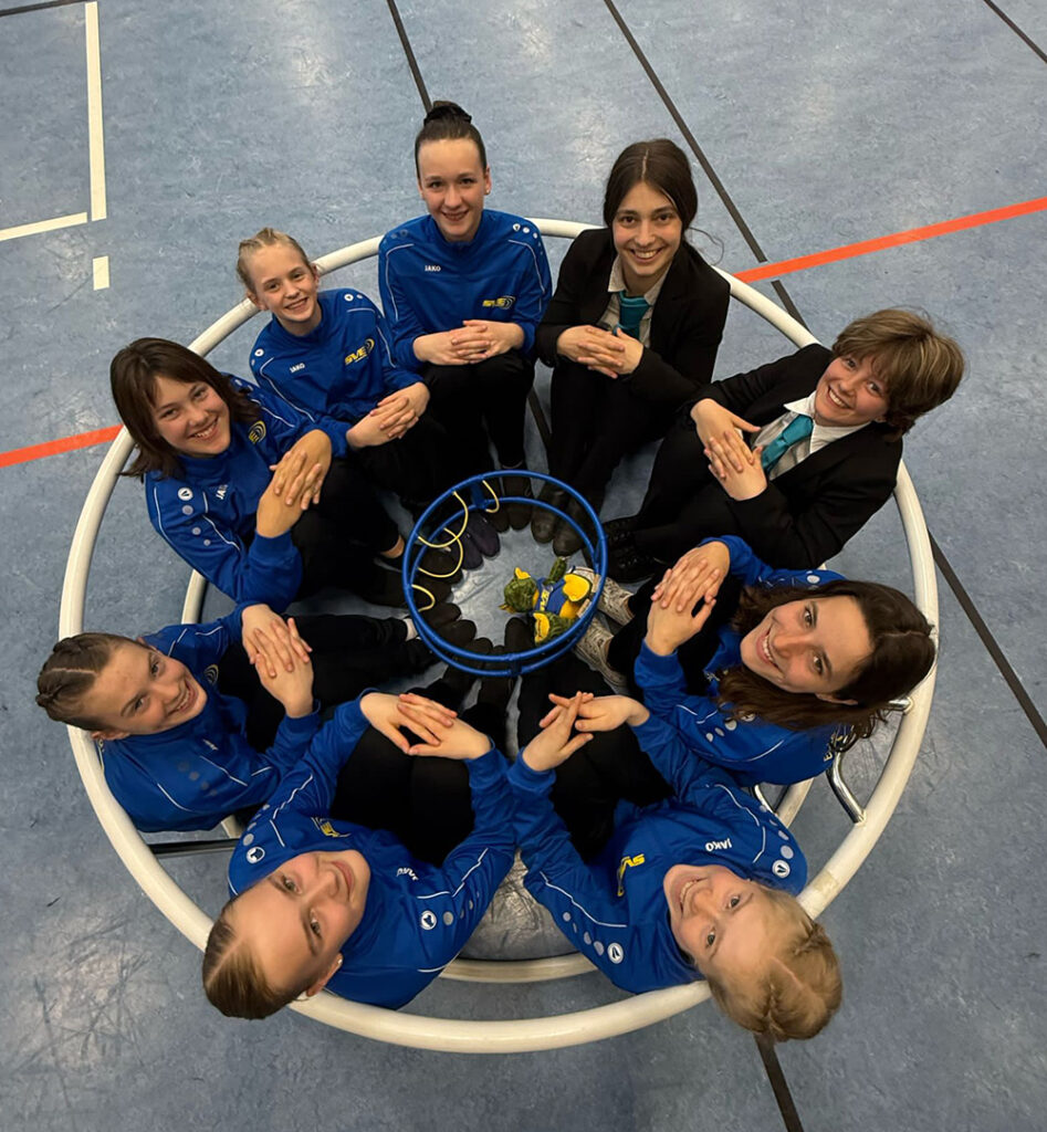 Das Rhönrad-Team des SV Eidelstedt.